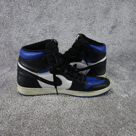 Jordan 1 Retro High Royal Toe Mens Size 14 Blue Black 555088-041 *Beaters main image 4